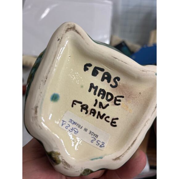 Vintage Majorca frog pitcher open mouth MADE IN France 7” - Picture 5 of 5